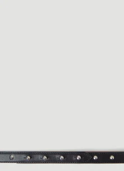 Men Alexander McQueen Belts^Studded Leather Belt