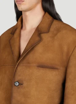 Men Prada Blazers^Suede Blazer