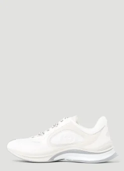 Men Gucci Sneakers^Suede Run Logo Embossed Sneakers