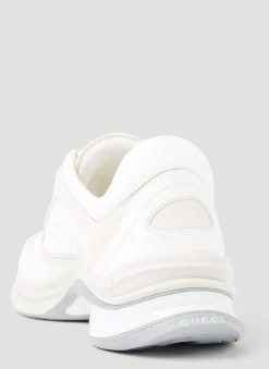 Men Gucci Sneakers^Suede Run Logo Embossed Sneakers