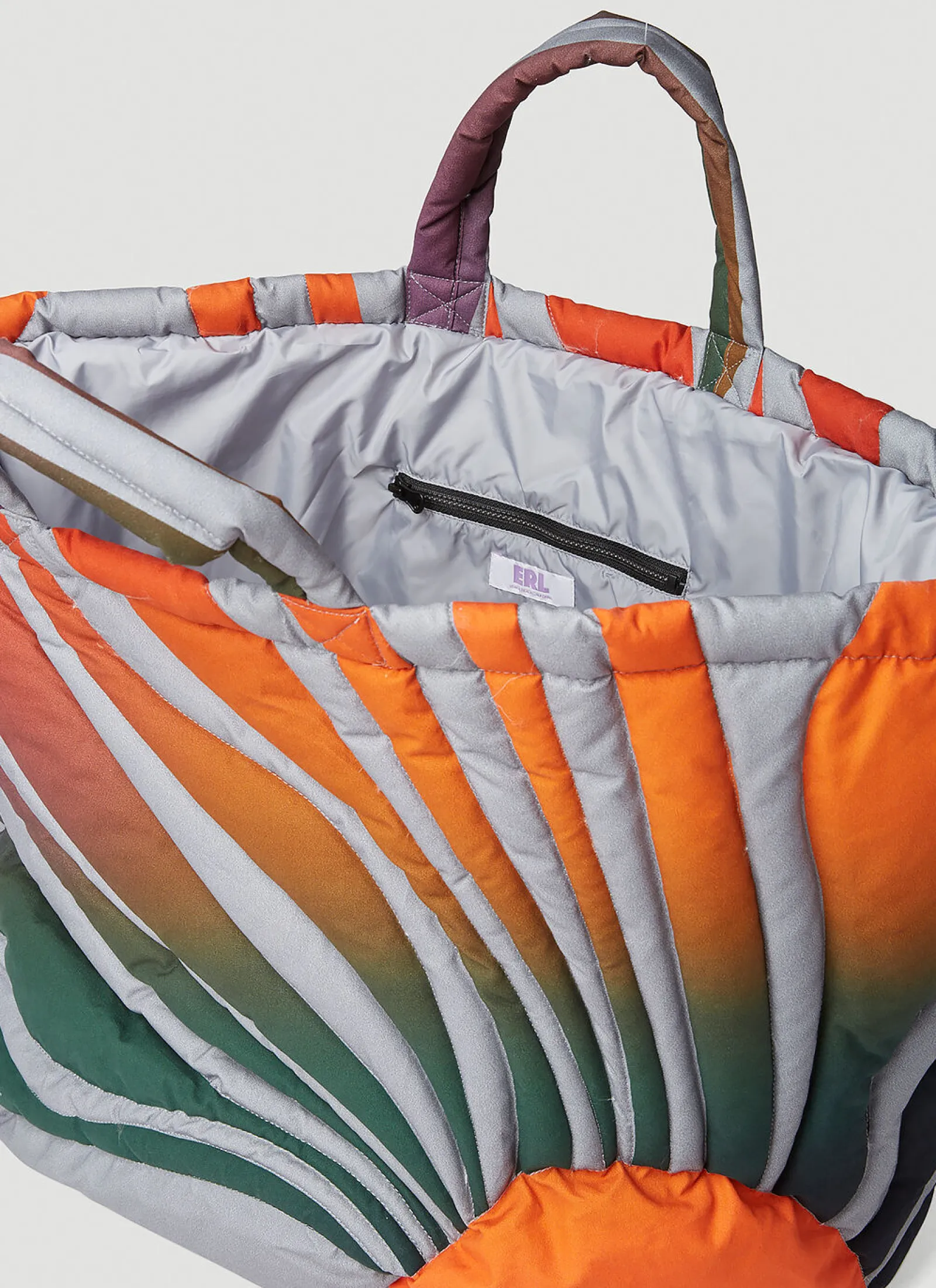 Men ERL Tote Bags^Sunset Puffer Tote Bag