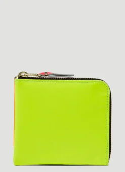 Men Comme des Garçons Wallet Wallets & Cardholders^Super Fluorescent Zip Wallet