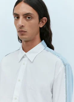 Men Diesel Shirts^S-Warh Two-Tone Shirt