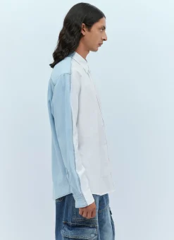 Men Diesel Shirts^S-Warh Two-Tone Shirt