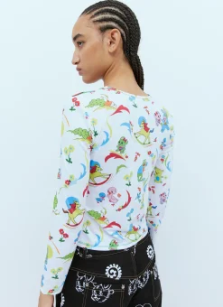 Sweet Neon Bear Jersey Top></noscript>Chopova Lowena Hot