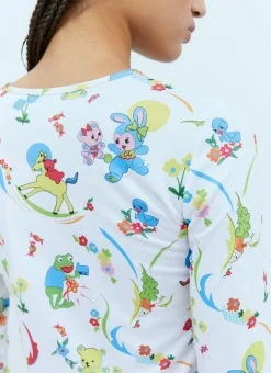 Sweet Neon Bear Jersey Top></noscript>Chopova Lowena Hot