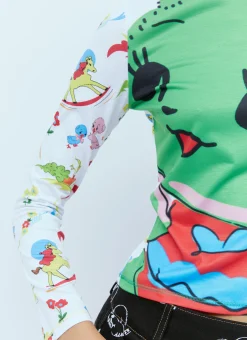 Sweet Neon Bear Jersey Top></noscript>Chopova Lowena Hot