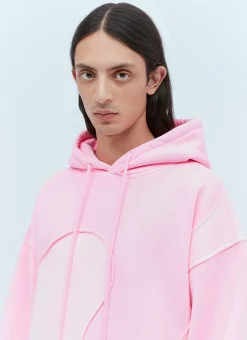 Men ERL Sweatshirts^Swirl Fleece Hooded Sweatshirt