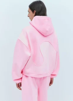 Men ERL Sweatshirts^Swirl Fleece Hooded Sweatshirt