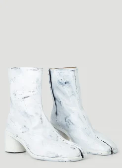 Men Maison Margiela Boots^Tabi Painted Ankle Boots