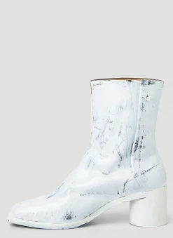 Men Maison Margiela Boots^Tabi Painted Ankle Boots