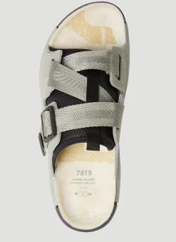 Men Stone Island Shadow Project Sandals^Tape Sandals