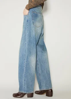 Tapered Button Jeans></noscript>MM6 Maison Margiela