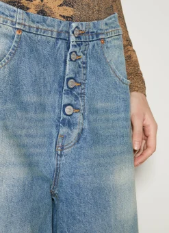 Tapered Button Jeans></noscript>MM6 Maison Margiela