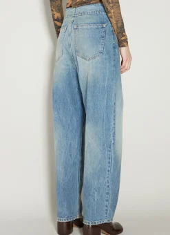 Tapered Button Jeans></noscript>MM6 Maison Margiela