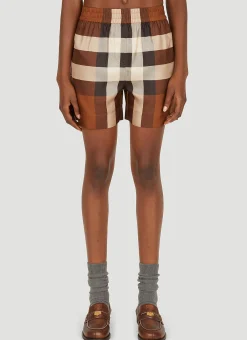 Tawney Signature Check Shorts>Burberry New