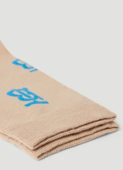 Men Burberry Socks^Tb Logo Socks