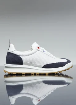 Men Thom Browne Sneakers^Tech Suede Runner Sneakers