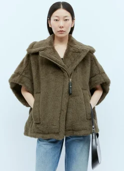 Teddy Biker Cape>Max Mara Clearance