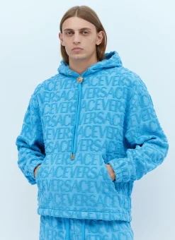 Men Versace Sweatshirts^Terry Logo Jacquard Sweatshirt