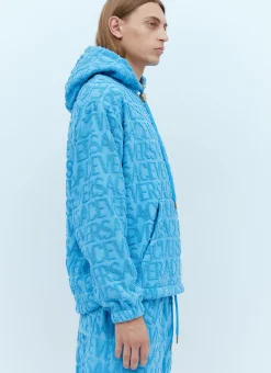 Men Versace Sweatshirts^Terry Logo Jacquard Sweatshirt