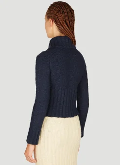 Textured Knit Zip-Up Cardigan></noscript>Jil Sander+ Clearance