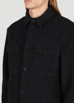 Men Saint Laurent Shirts^Textured Overshirt