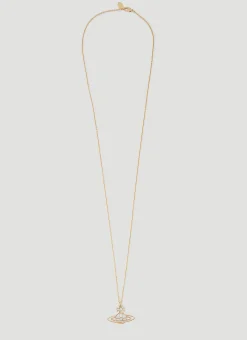 Men Vivienne Westwood Jewellery^Thin Lines Flat Orb Necklace