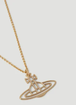 Men Vivienne Westwood Jewellery^Thin Lines Flat Orb Necklace