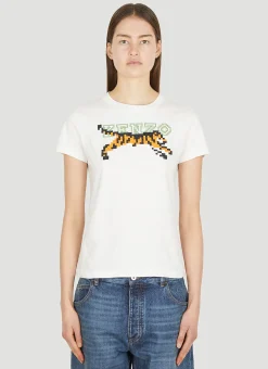 Tiger Pixel T-Shirt>Kenzo Outlet