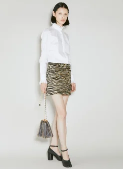 Tiger Print Mini Skirt></noscript>Paco Rabanne Clearance