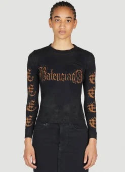 Tight Logo T-Shirt>Balenciaga Discount