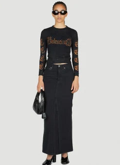 Tight Logo T-Shirt>Balenciaga Discount
