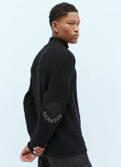 Men Moncler x Pharrell Williams Sweatshirts^T-Neck Wool Knit Sweater