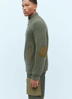 Men Moncler x Pharrell Williams Sweatshirts^T-Neck Wool Knit Sweater