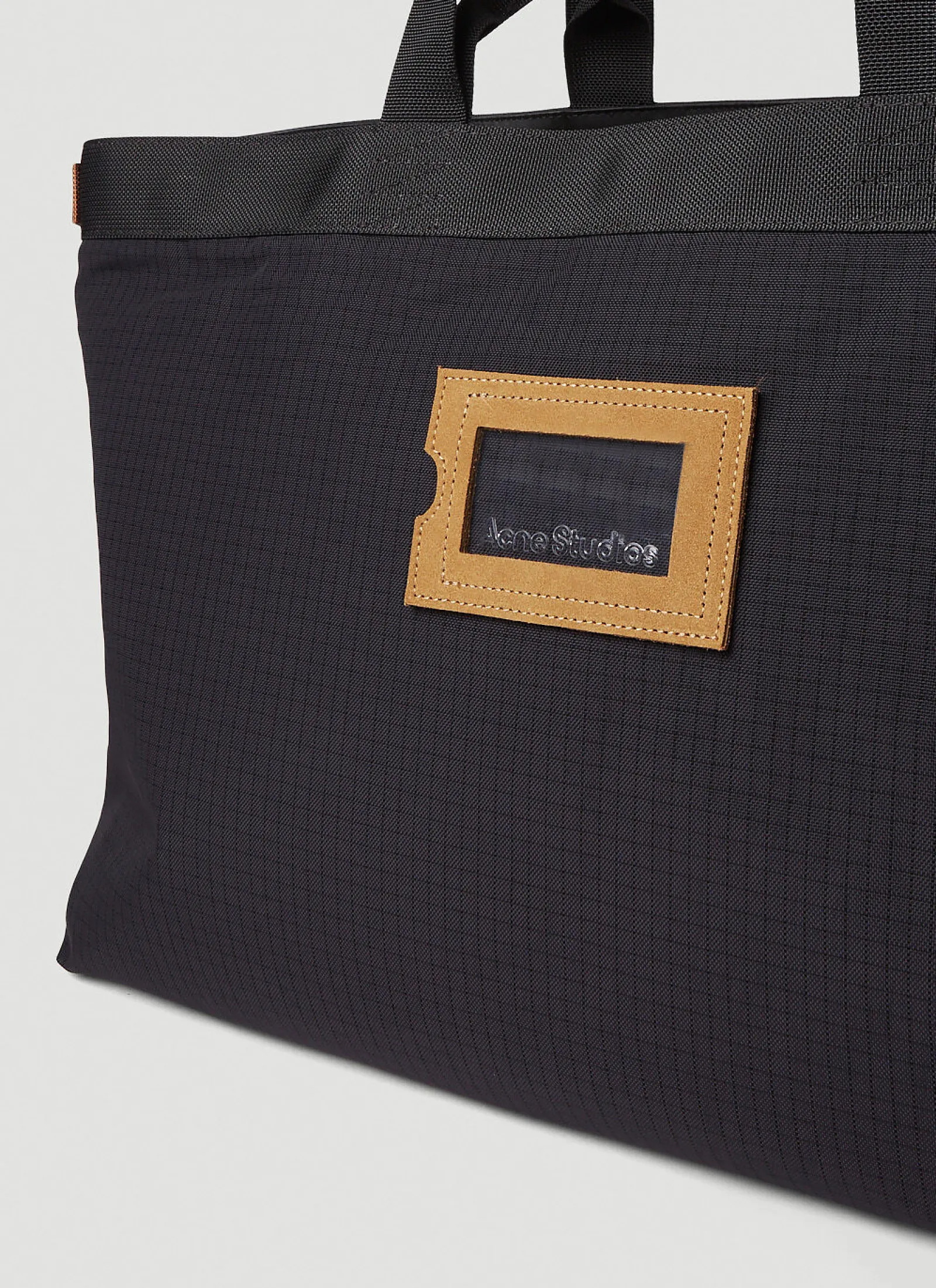 Men Acne Studios Tote Bags^Tonal Check Tote Bag