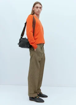 Men Gucci Crossbody Bags^Tonal Double G Shoulder Bag