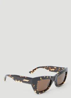Men Bottega Veneta Sunglasses^Tortoiseshell Cat Eye Sunglasses