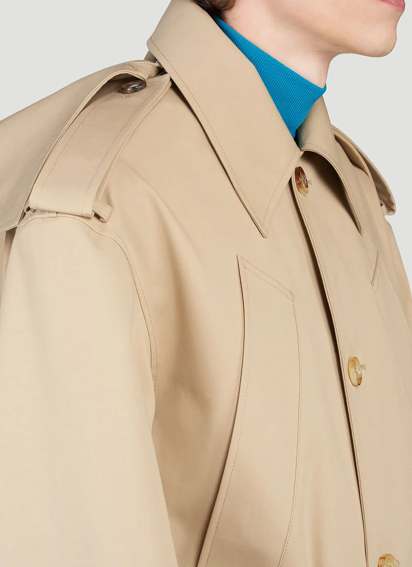 Men Bottega Veneta Coats^Trench Coat