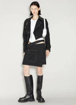 Trench Wrap Skirt></noscript>Helmut Lang Discount