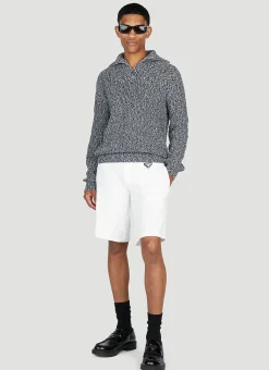 Men Prada Shorts^Triangle Plaque Terry Shorts