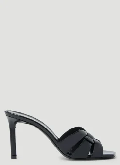 Tribute High Heel Mules>Saint Laurent Clearance