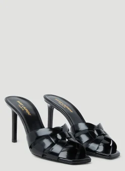 Tribute High Heel Mules>Saint Laurent Clearance
