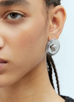 Men Versace Jewellery^Tribute Medusa Stud Earrings