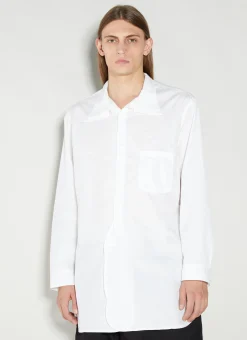 Men Yohji Yamamoto Shirts^Triple Collar Long Shirt