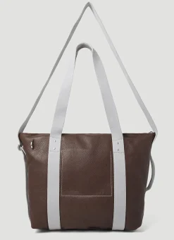 Men Rick Owens Tote Bags^Trolley Leather Tote Bag