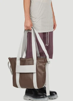 Men Rick Owens Tote Bags^Trolley Leather Tote Bag