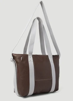 Men Rick Owens Tote Bags^Trolley Leather Tote Bag