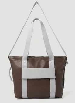 Men Rick Owens Tote Bags^Trolley Leather Tote Bag