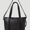 Men Rick Owens Tote Bags^Trolley Leather Tote Bag